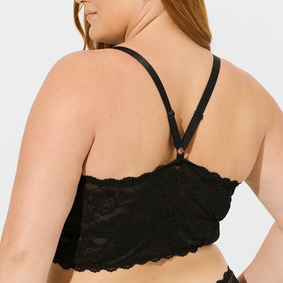 ❤️NWT VINTAGE TORRID BRA - LIGHTLY LINED - LACE - XO FRONT BRALETTE - PLUS SIZE - Picture 3 of 11